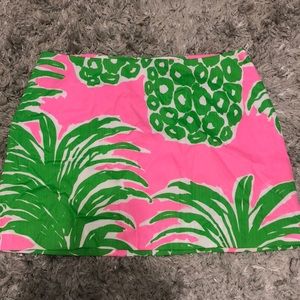 lilly pulitzer pineapple skirt